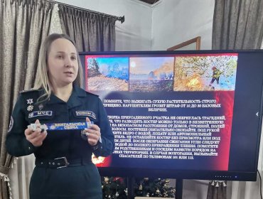 Встреча с инспектором Новогрудского РОЧС Б.В. Поляковой